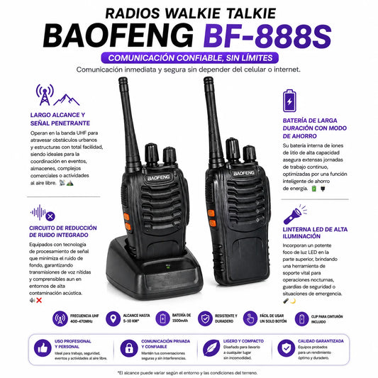 WALKIE TALKIE BAOFENG 888S