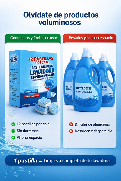 Pastillas Limpiadoras Para Lavadora - CLEAN ACTIVE