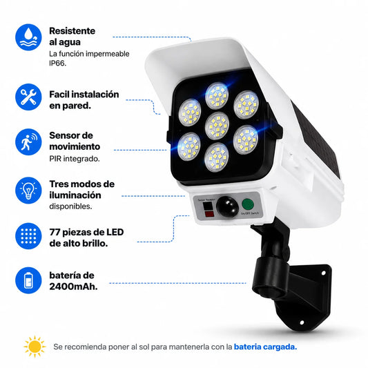 Lámpara Solar Security